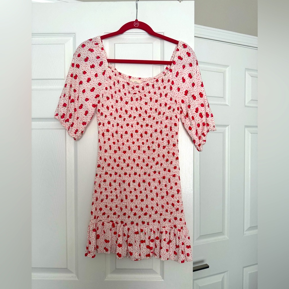 Jessica Simpson Strawberry Dress WORN ONCE